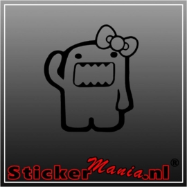 Domo girl sticker