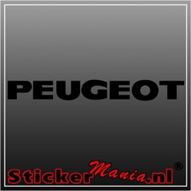 Peugeot sticker