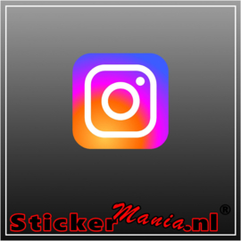 Instagram logo full colour sticker