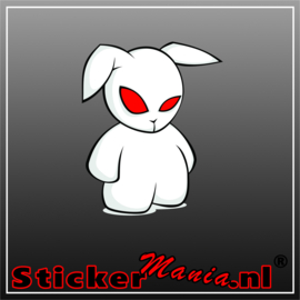 Demon rabbit Full Colour sticker