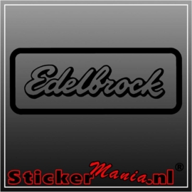 Edelbrock sticker