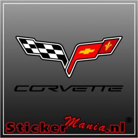 Chevrolet corvette full colour sticker