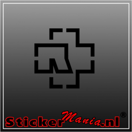 Rammstein logo sticker
