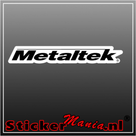 Metaltek full colour sticker