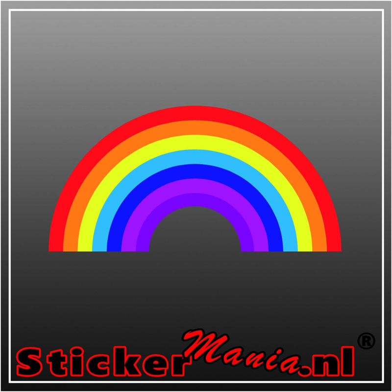 Regenboog Colour sticker | Overige StickerMania.nl