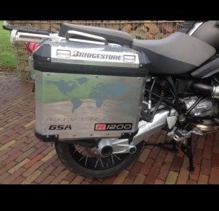 Koffer bestickering BMW Koffer bestickering BMW