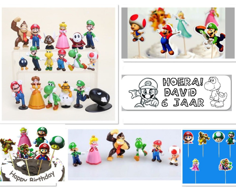 Super Mario Bros - complete lijst | Figuren / toppers | kiralunafei