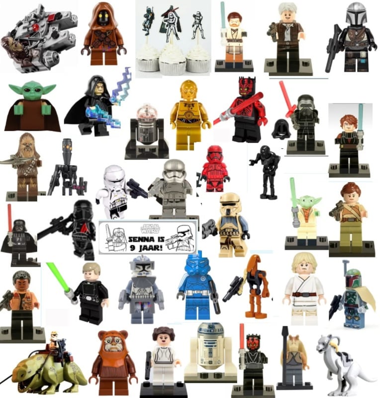 Wars / The Mandalorian - lijst | Mini Lego | kiralunafei