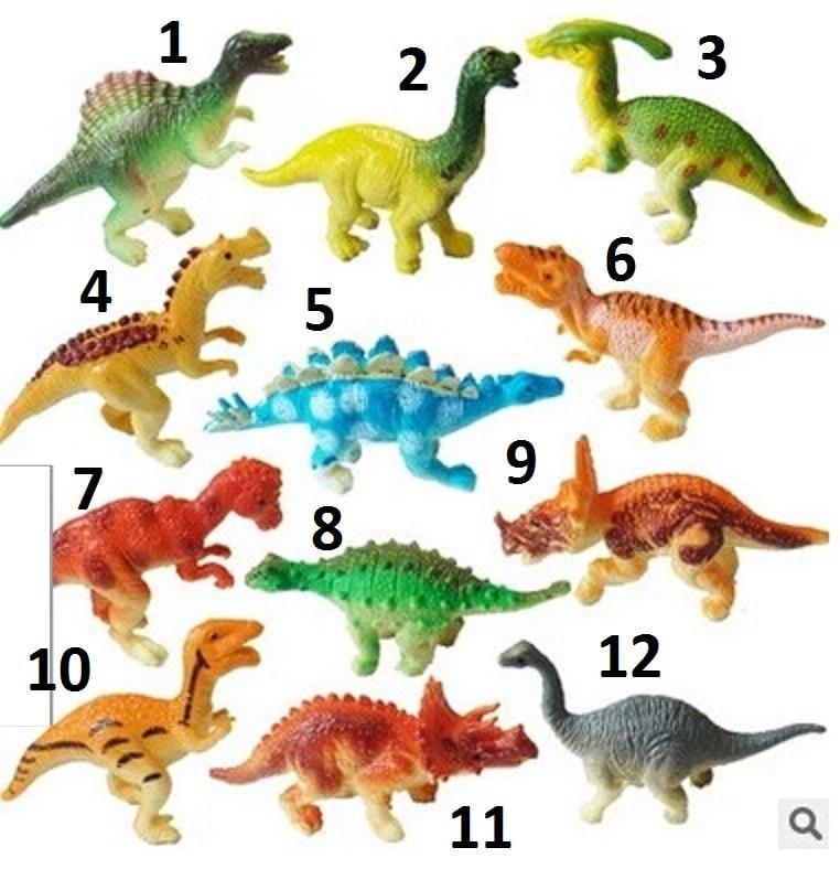 Werkgever Detecteerbaar Trekken 1 mini Dino A 6cm naar keuze | Dinosaurus / Dino's / Jurassic World |  kiralunafei
