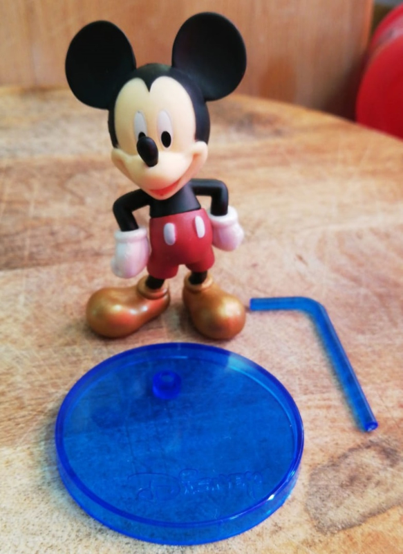 ondergronds ondernemen gehandicapt 1 figuur Mickey Mouse 7 cm met staand | Actie figuren en poppetjes |  kiralunafei