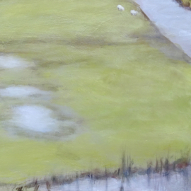 Regen in de polder.