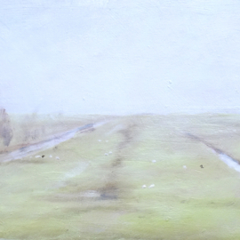 Regen in de polder.