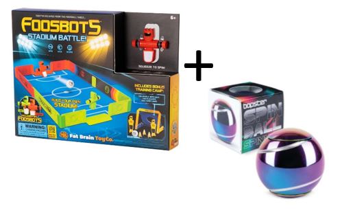 39. FOOSbots stadion + Bobster spinball