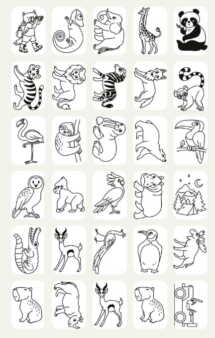 Kidydraw mini navulling-sprookjes/animals
