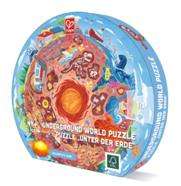 Puzzel 'underground' met LED-licht