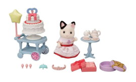 Sylvanian Feestset met tuxedo kat meisje 5646