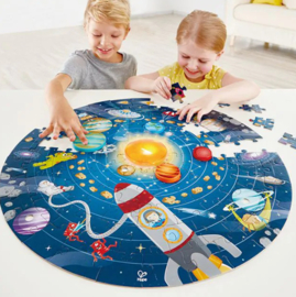Puzzel 'zonnestelsel' met LED-licht