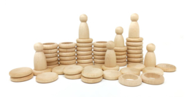 GRAPAT nins, rings & coins naturel