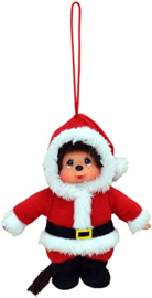 Monchhichi sleutelhanger kerstman*