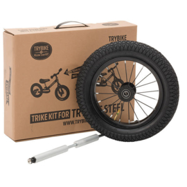 Trybike 2-in-1 steel grijs fiets