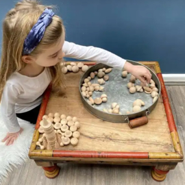 Tickit houten schatten natuurlijke set