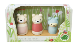Berenfamilie - 3 houten beren