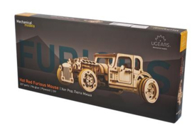 3D puzzel hout - Hot rod Furious Mouse
