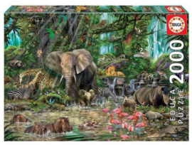 53. Puzzel 2000 stuks, jungle