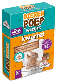 Dierenpoep weetjes kwartet