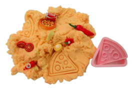 Speelpotje zand pizza