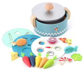 Sorteerder vormenstoof kookpot