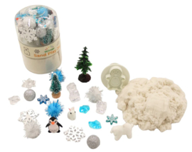 Speelpotje zand winter