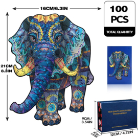 Jigsaw puzzel olifant