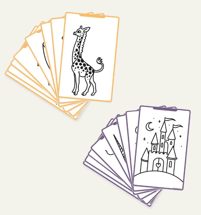 Kidydraw mini navulling-sprookjes/animals