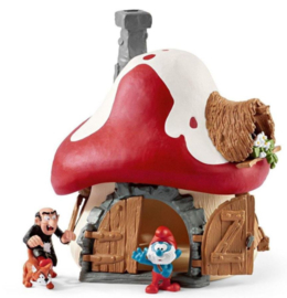 30. Smurfenhuis met 2 figuren