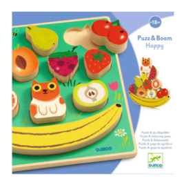 Puzzel en evenwichtsspel HAPPY