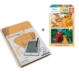 14. Kidydraw + puzzel Lion king