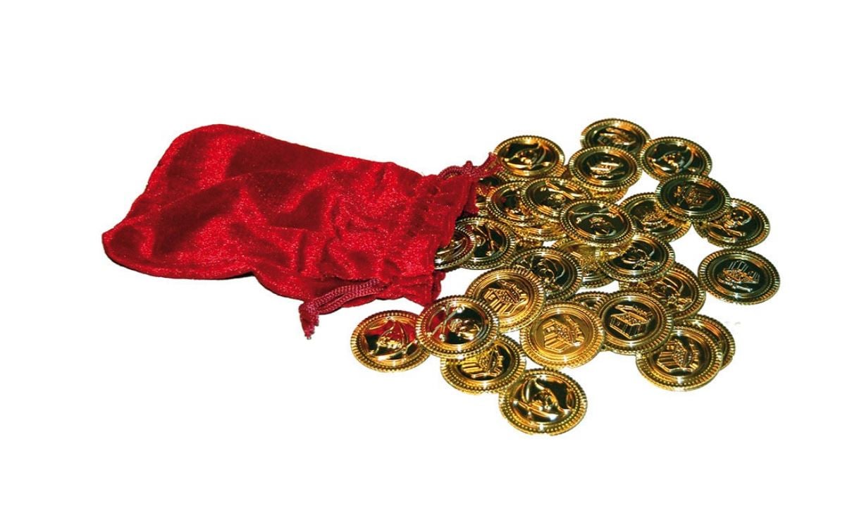 Gouden munten piraat
