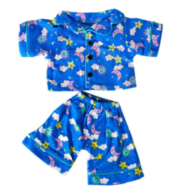 Teddy Pyjama blauw