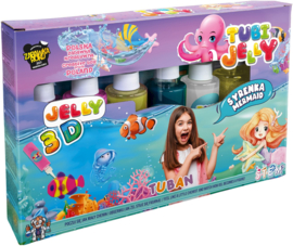 Tubi jelly set - zeemeermin (6 kleuren)