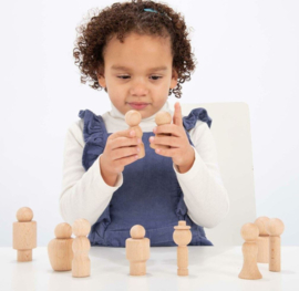 Tickit houten gemeenschapsfiguren