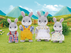 Sylvanian familie grijs konijn 4030