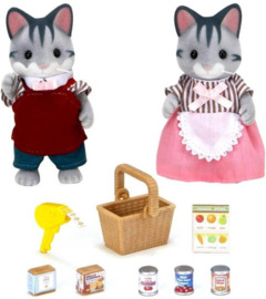 Sylvanian verkopers grijze kat 2813