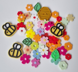 Magic mini bloemen en bijen