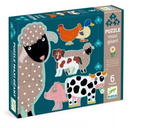 19. Puzzel Honore & vrienden + Maxi mais mozaiek