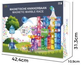 Magnetische knikkerbaan MEGA XXL (156 st)