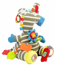 Activiteitenknuffel Zeppy de zebra