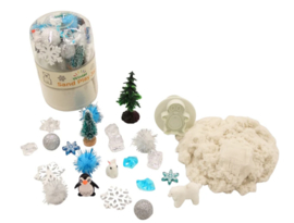 Sand play jar "winter"