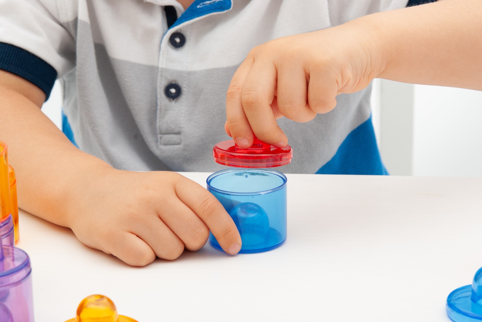 Tickit doorschijnende kleurenpotten