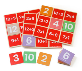 Rekenbingo - vermenigvuldigen en delen